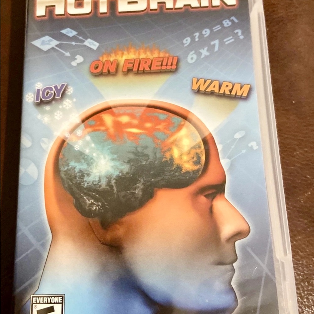 Hot Brain Video Game - Blue Cover